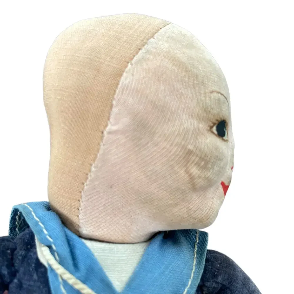 Norah Welling Sailor Doll 9” Stuffed Jollyboy England VTG No Hat Needs Cleaning